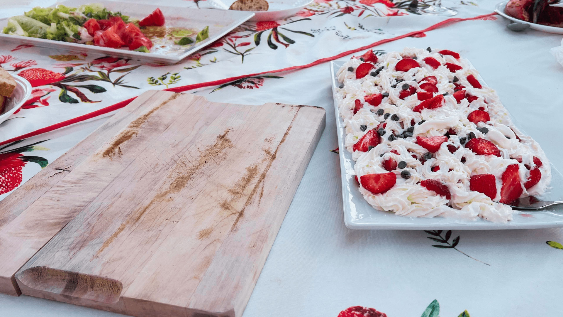 Some of the food prepared at the NPAW hackathon